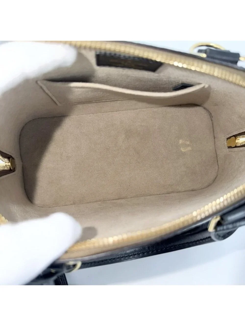 Louis Vuitton 2-Way Transford Monogram Alma BB Handle Mini Shoulder Bag Brown